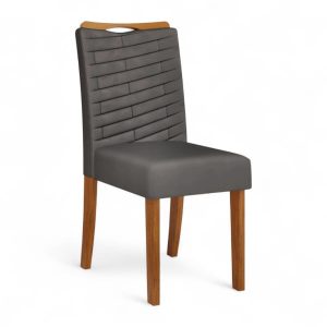 Silla Tapizada Julia Gris