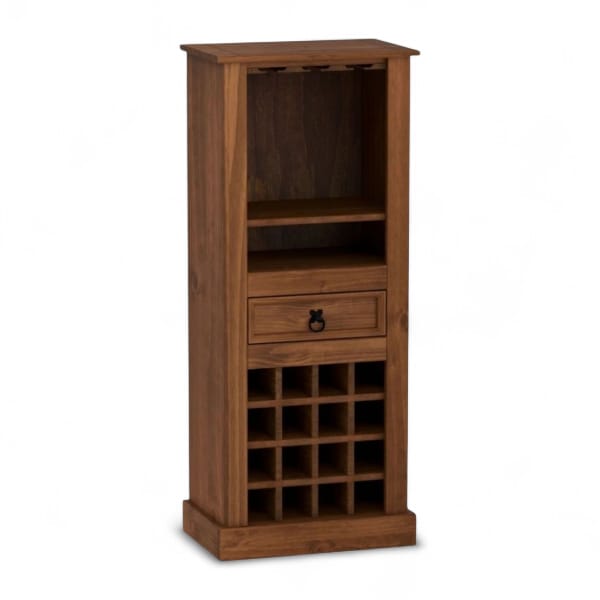 Bar Botellero Línea Mexicana - MEX050 nogal