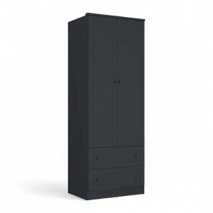 Ropero 2 Puertas Linea Americana Grafito 120732