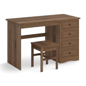 Escritorio 4 Cajónes Línea Mexicana Mex005 Nogal