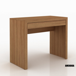 Escritorio Compacto con Cajon 4107 Amendoa