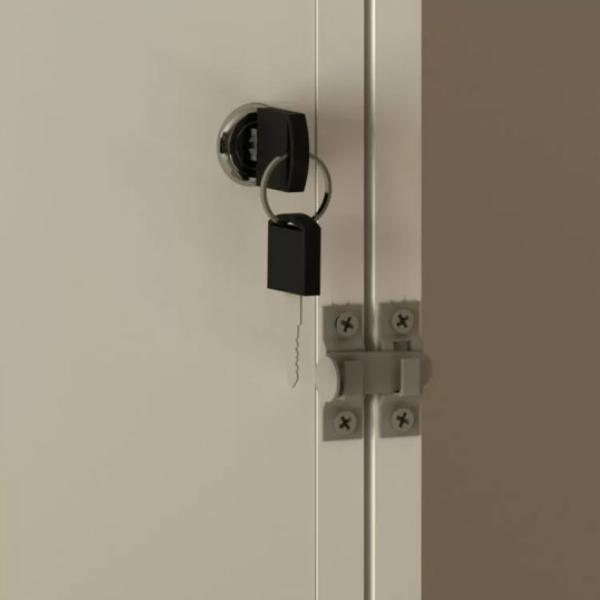 Cama Rebatible de Pared 1 Plaza 8015 Blanco - Imagen 4