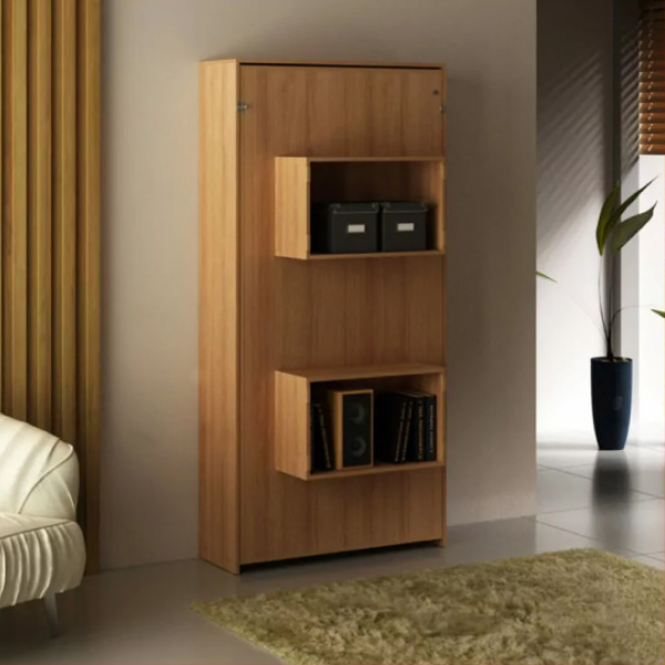 Cama Rebatible de Pared 1 Plaza 8015 Almendra - Imagen 7