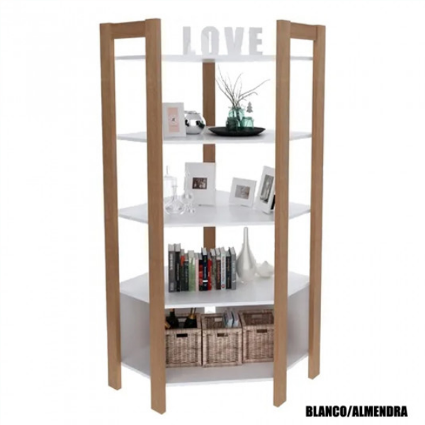 Biblioteca Repisa Esquinera - AZ1020 - Imagen 2