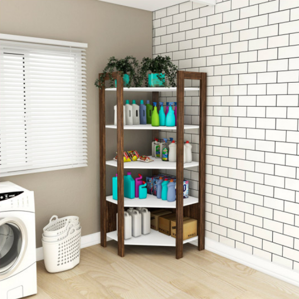 Biblioteca Repisa Esquinera - AZ1020 - Imagen 6