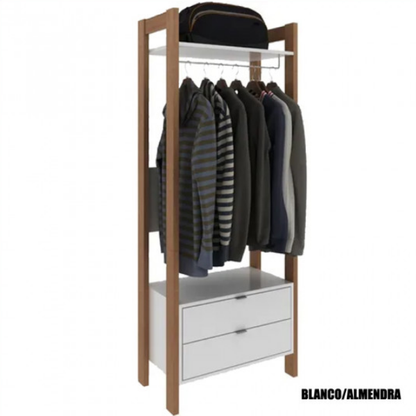 Repisa Abierta Cajones - Blanco Almendra