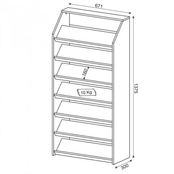 Zapatera Repisa Alta – 3403 Tabaco - Imagen 3
