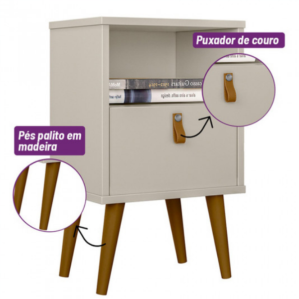 Mesa de Luz Estilo Retro - Buzios - Imagen 4