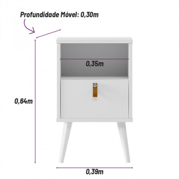 Mesa de Luz Estilo Retro - Buzios - Imagen 6