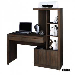 Escritorio con Biblioteca - 4143 - Rustico