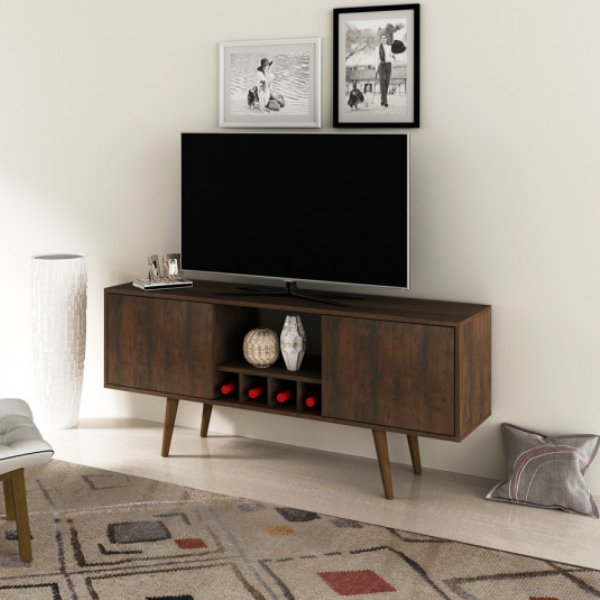 Rack Vintage con Botellero 1461 Rustico - Imagen 4