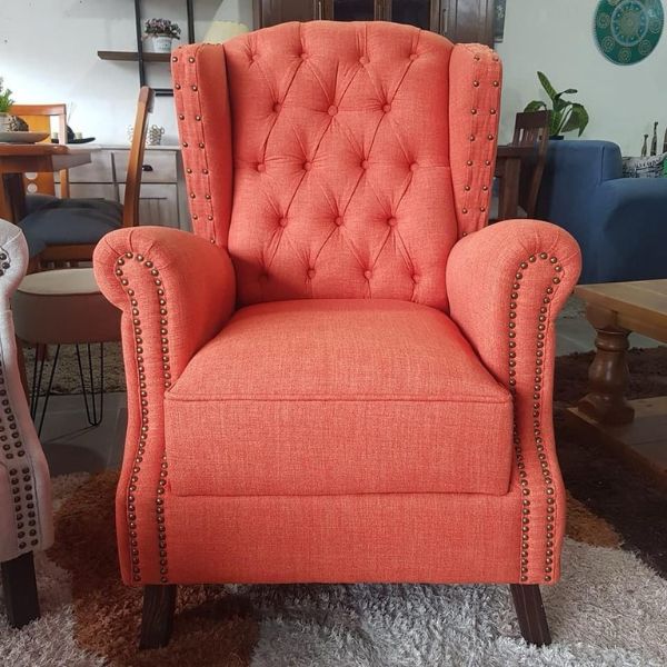 Butaca Bergere Capitone Repele Liquidos - Imagen 2