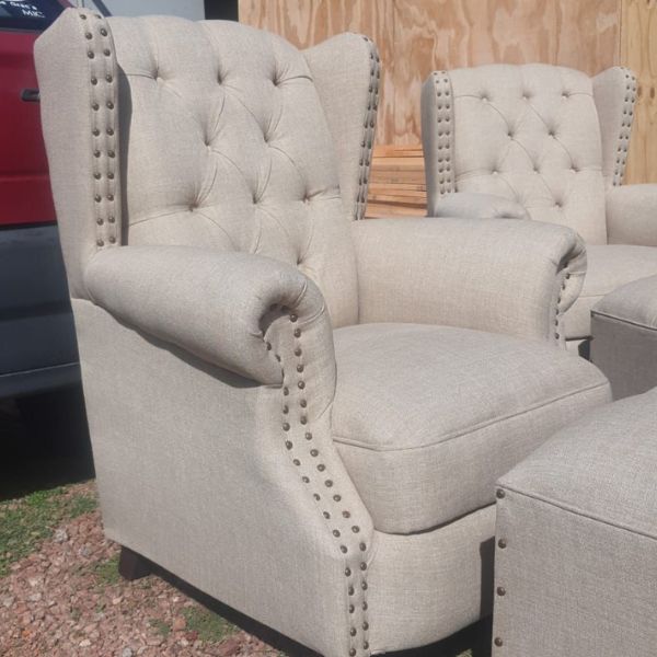 Butaca Bergere Capitone Repele Liquidos - Imagen 4