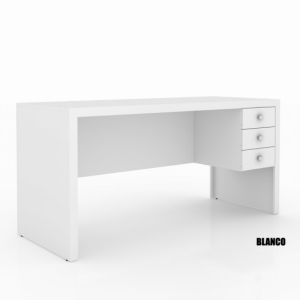 Escritorio 3 Cajones 4113 Blanco