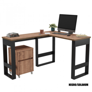 Escritorio Esquinero y Cajonera Movil - M103