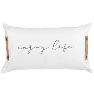 Almohadon Deco 60x36 Tusor Pilar - Enjoy Life