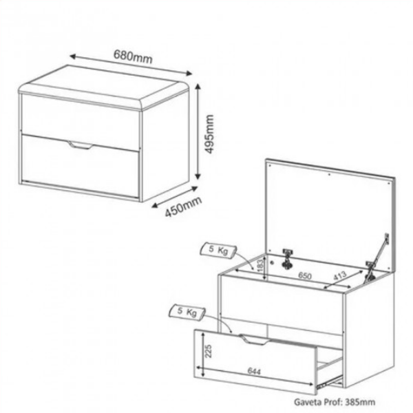 Puff con Cajon - 2051 - Imagen 7