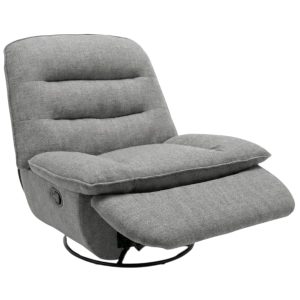 Sillón Recliner Giratorio Mecedora Atlas - Gris
