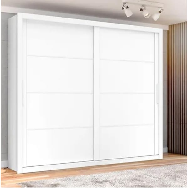 Placard 2 Puertas Corredizas - Imperador Plus - Blanco - Imagen 3