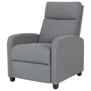 Butaca 1 Cuerpo Tela Repelente al Agua Living Barrel - Gris