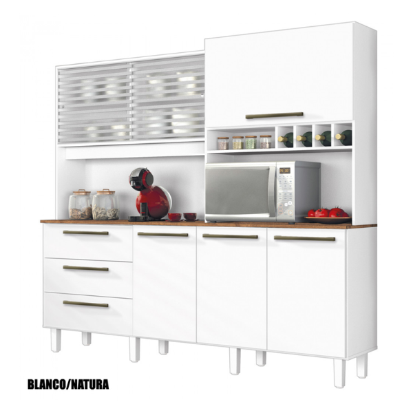 Kit de cocina Mega Blanco Natural