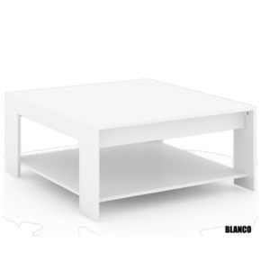 Mesa de Living Central 100x90 2219 Blanco