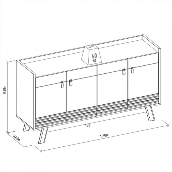 Armario Aparador - Abruzzo - Imagen 6