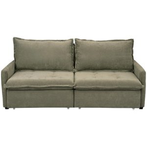 Sofa Cama Oliver 3 Cuerpos Verde