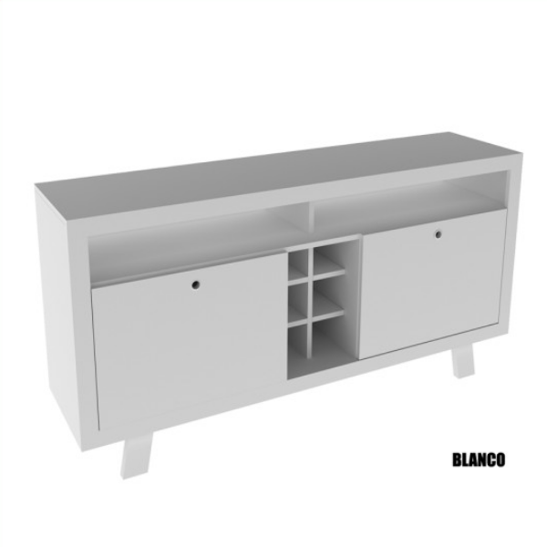 Rack Aparador Botellero 1460 Blanco