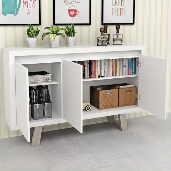 Armario Aparador 3 Puertas - 4120 Blanco - Imagen 2