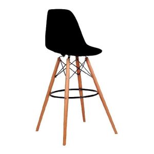Butaca Alta Eames Negro