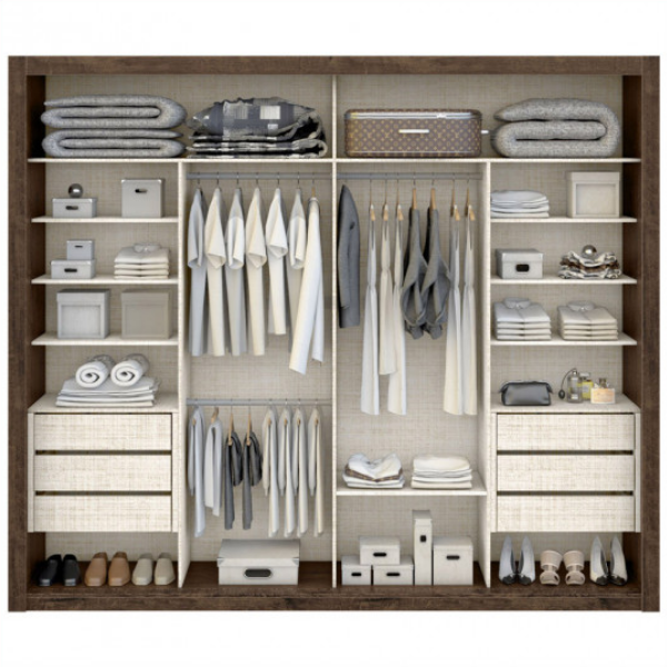 Placard 2 Puertas Corredizas - Imperador Plus - Jacaranda - Imagen 2