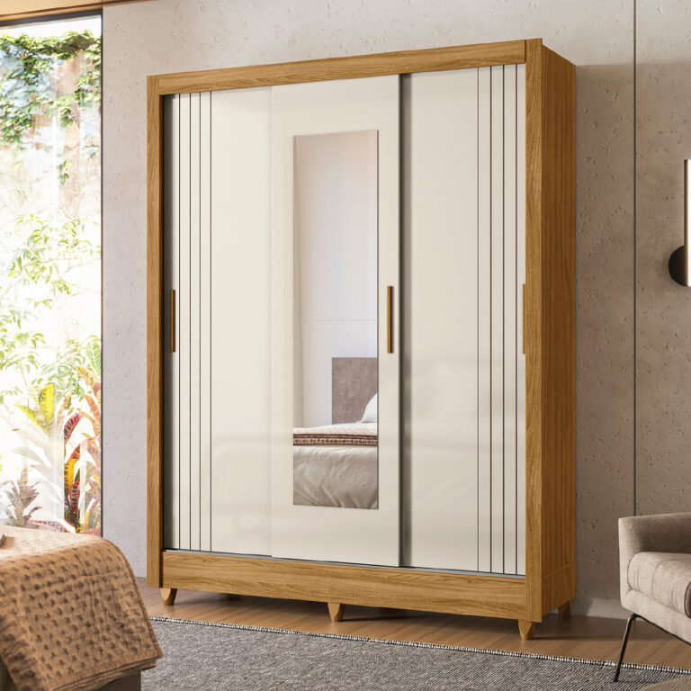 Ropero Bolivia Freijo / Off Withe - Imagen 3