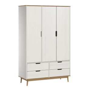 Ropero 3 Ptas 4 Caj. Linea Nordica Blanco 3403RB