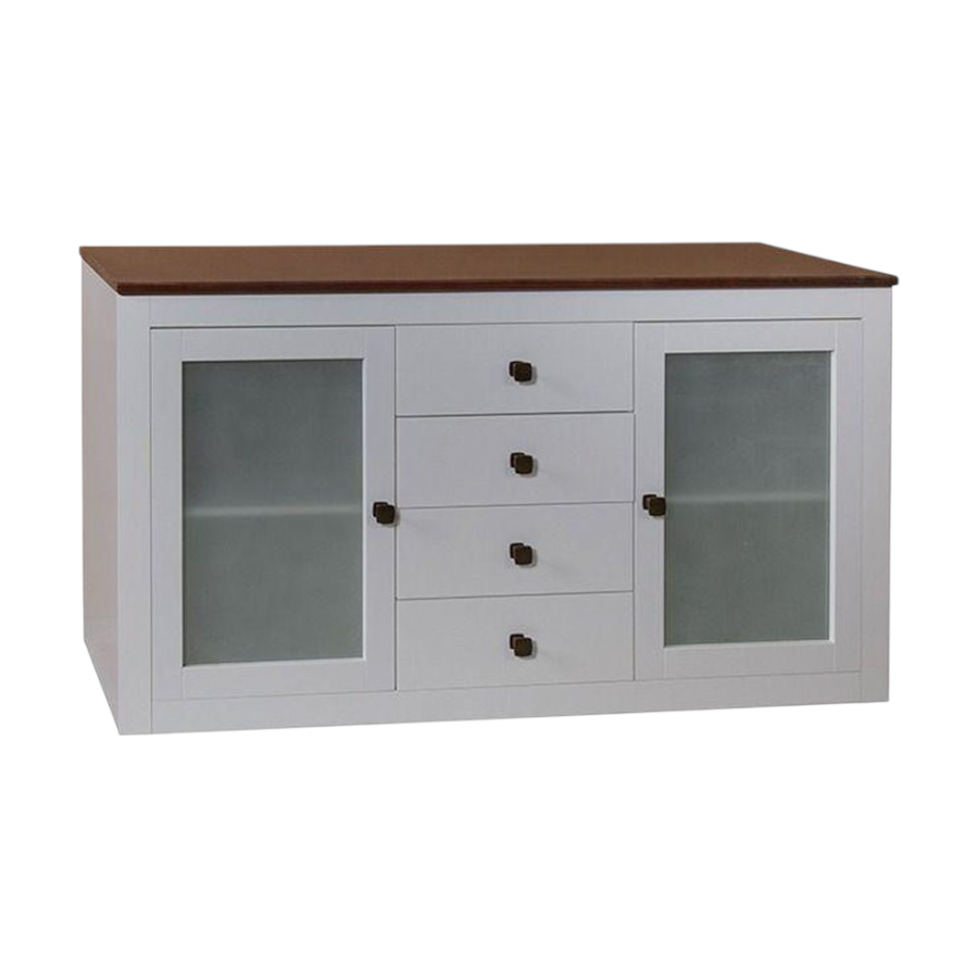 Aparador Bargueño Blanco/Miel BO1015