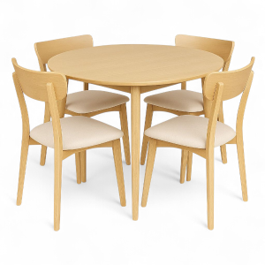 Juego De Comedor Marruecos Redondo Beige