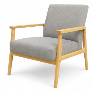 Poltrona Minimalista Gris