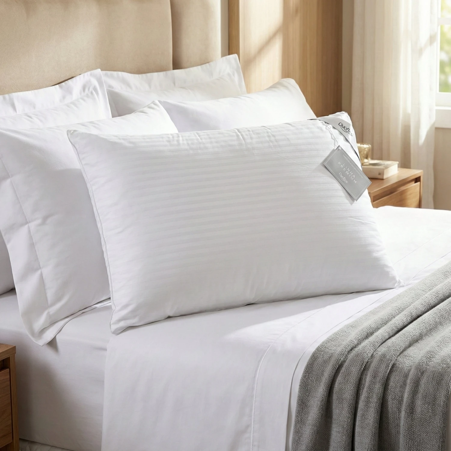 Almohada Nasa Duoflex - Viscoelástica NS1125 Premium Blanco - Imagen 3