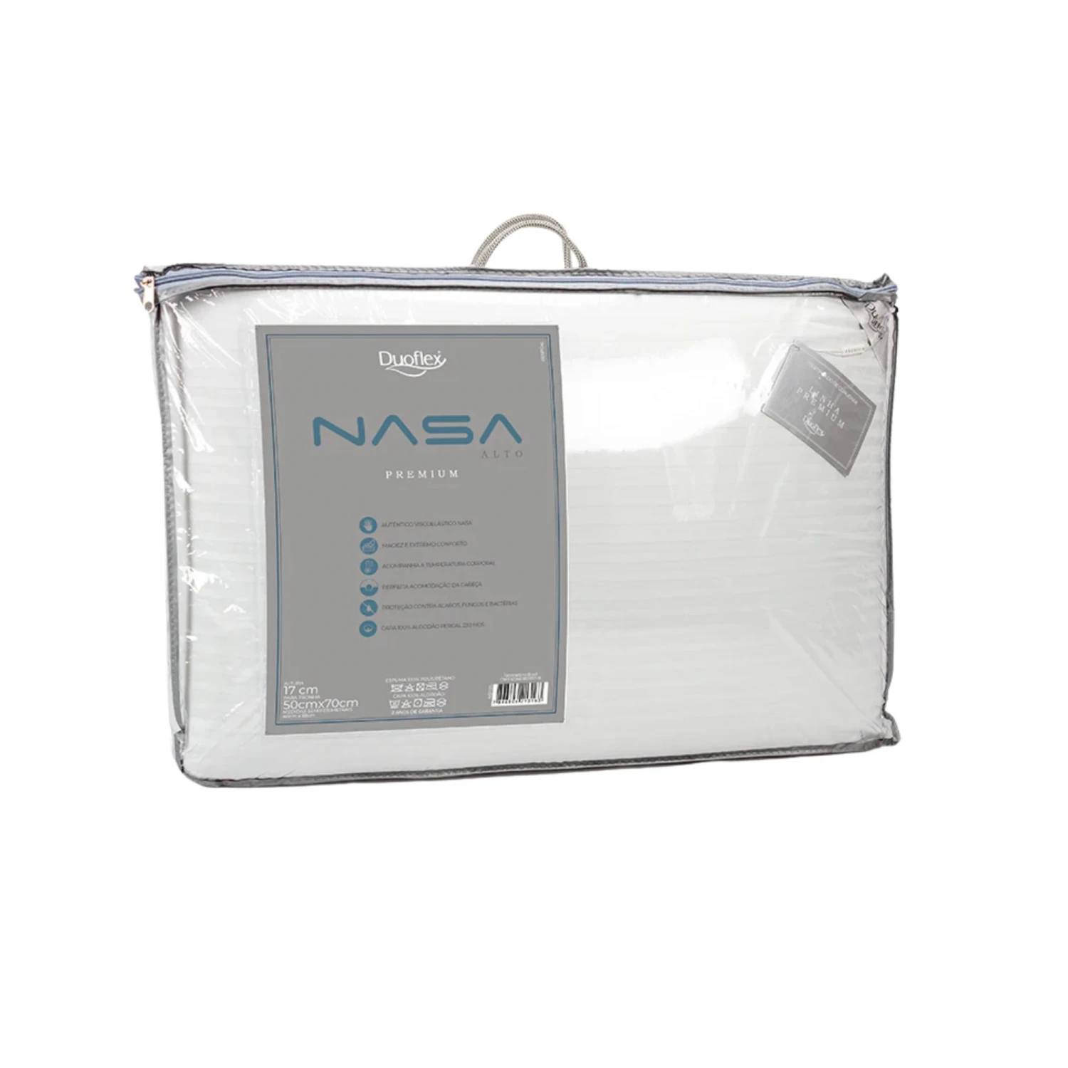 Almohada Nasa Duoflex - Viscoelástica NS1125 Premium Blanco