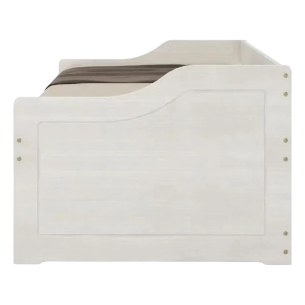 Cama Floro Con Cajones 90x190 Blanco 338 Linea Funcional - Imagen 2