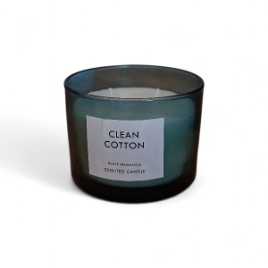 Vela En Frasco De Vidrio Cotton