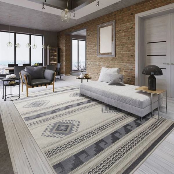 Alfombra Funcion 1.50x2.00 Asteca Azul 43989 - Imagen 2