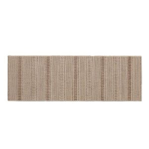 Alfombra Eco-Nature Moldura 57x1,80 Riscas Beige 43305