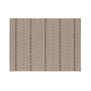Alfombra Clasica Eco-Nature Riscas 1.50x2.00 Beige Chumbo 42219