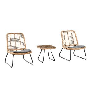 Juego de Partio Kew Almohadones Gris