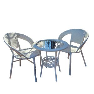 Juego De Patio Polina Blanco