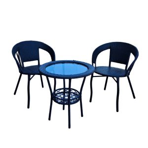 Juego De Patio Polina Negro