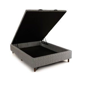 Box Baul 2 Plazas Premium Gris