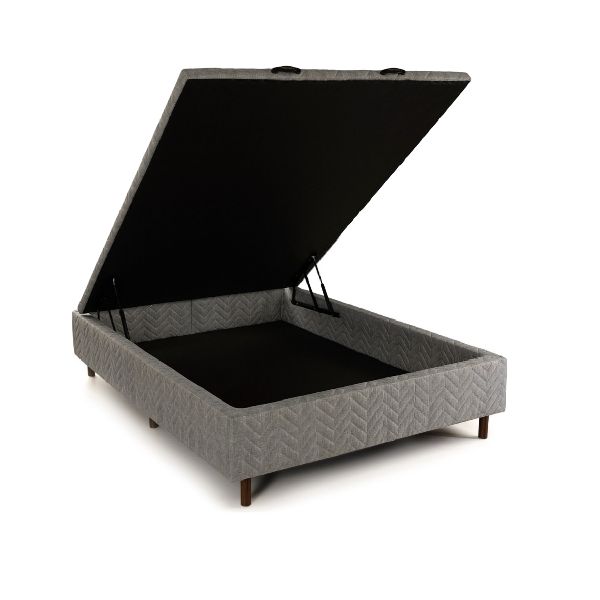 Box Baul 2 Plazas Premium Gris