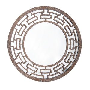 Espejo Circular Con Diseño Etnico 476003